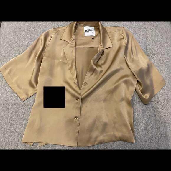 ❌SOLD 💀Orseund Iris  Le Funk Silk Satin Box Top - Picture 5 of 14